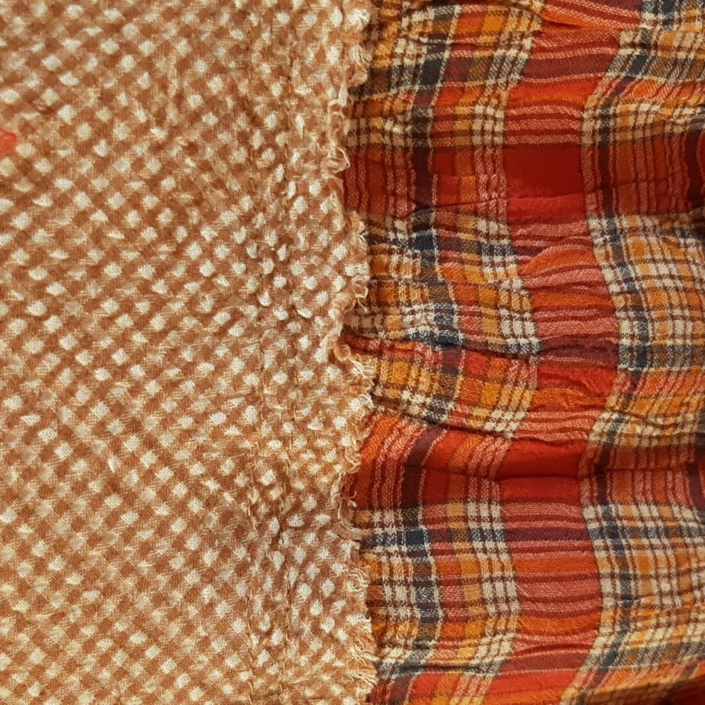 🥀NWT/NWOT Promesa V-Neck Plaid Frayed Blouse (S)🥀 - Picture 7 of 10